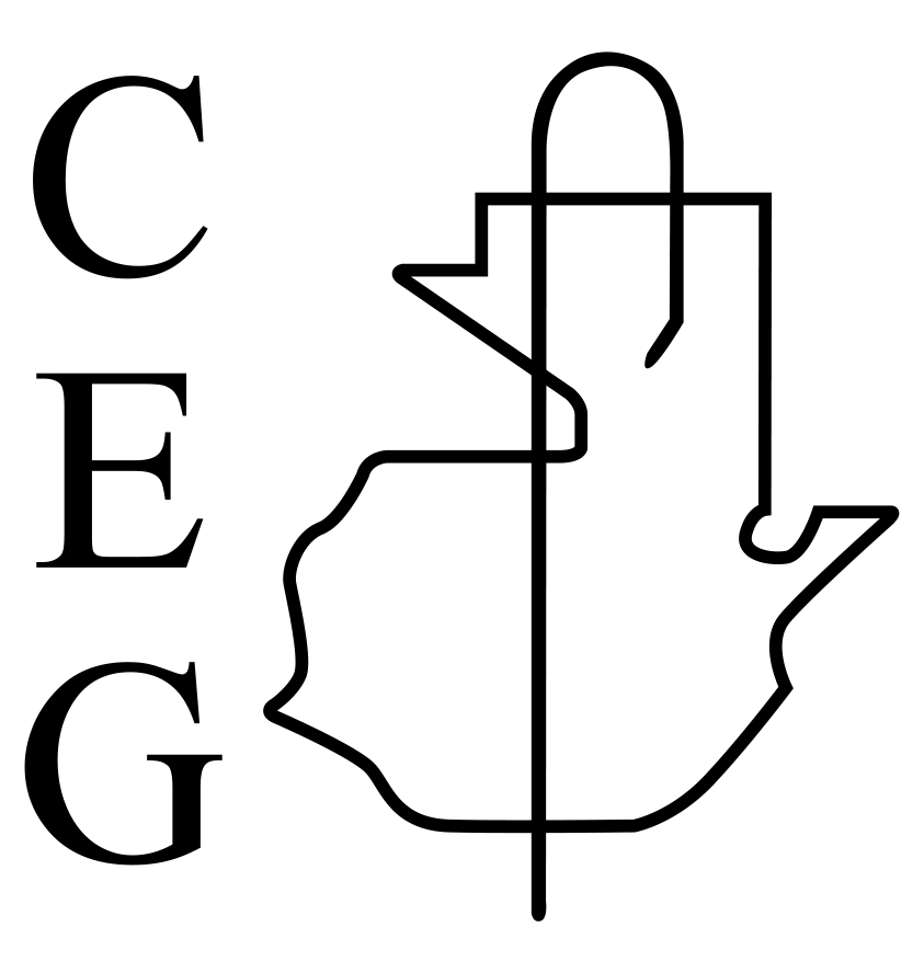 Logotipo CEG en negro